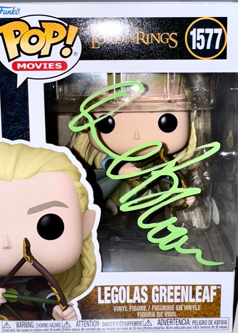Orlando Bloom Signed Funko Pop #1577 "Legolas" (LOTR) - JSA COA #02